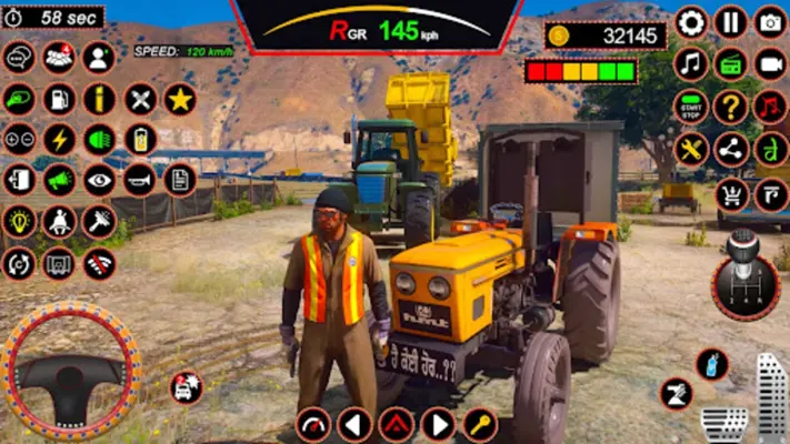 Tractor Transport Farming Game android App screenshot 2